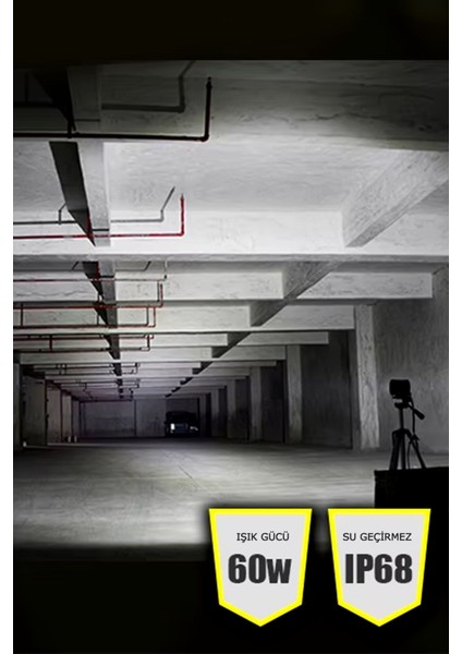 60WATT Çalışma Lambası Kamyon Sis Farı Motosiklet Off-Road LED Lamba fırsatları