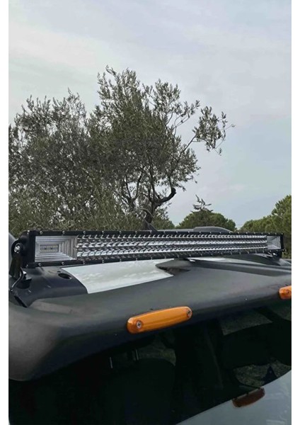 540WATT 105 cm 5 Modlu Çift Renk 3 Sıra Atv Offroad Tekne Aydınlatma LED Bar Lamba indirimleri