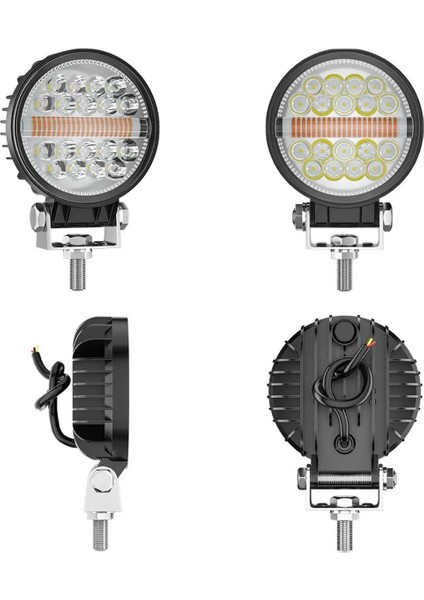 Off Road Drl Gündüz LED Yuvarlak Çalışma Lambası Traktör Tekne Tır Kamyon Atv Spot Sis Farı modelleri