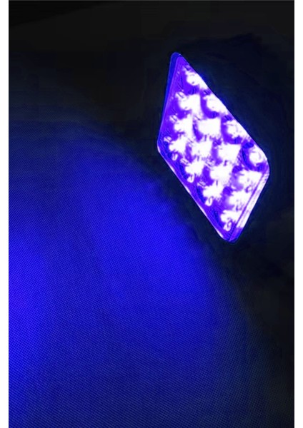 16 LED 12-24 Volt Kare Mavi Spot Far Oto Çalışma Lambası Atv Kamyon Tır Traktör Offroad modelleri
