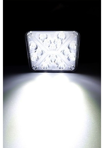 x Angel 180W 12-24 Volt Kare Spot Far Oto Çalışma Lambası Atv Kamyon Tır Traktör Offroad fırsatları