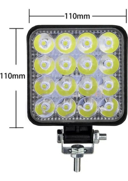 12-24V 16 LED Offroad Atv Kamyon Tır Traktör Iş Makinesi