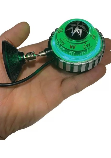 4 Adet Araba Içi Torpido Üstü Vantuzlu Elektrikli Yeşil Işıklı Pusula Göstergesi fırsatları