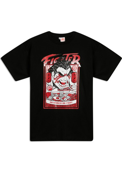 Samuray Fighter&ramen Unisext-Shirt