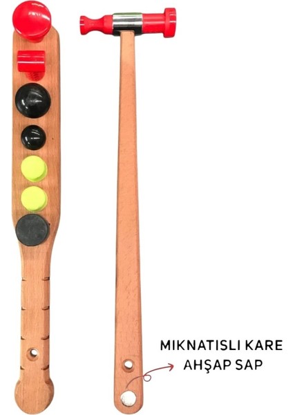 Boyasız Göçük Düzeltme Değişken Başlıklı Çekiç Seti | Ahşap Mıknatıslı Sap