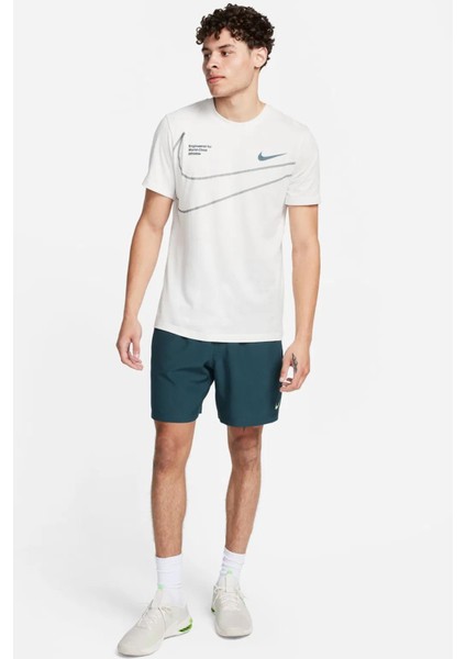 Training Dri Fit Men's Tee Erkek Koşu Antrenman Tişörtü Krem fırsatları