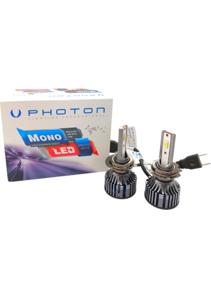 Photon Mono H7 LED Xenon Far Ampulü Buz Beyaz 12-24V