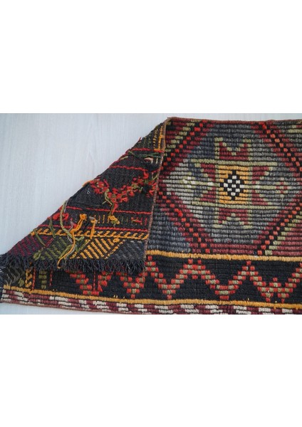 91 x 151 cm El Dokuma Renkli Küçük Boy Halısı, Antika El Dokuma Halı, Renkli Küçük Alan Halısı fırsatları
