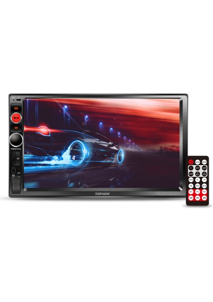 7'' Ekran 4X45W Rms Mirror Link USB Bluetooth'lu Double Oto Teyp