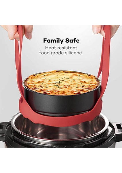 Yeşil Stil Basınç Tenceresi Sling Silikon Buharlı Pişirici Kaldırıcı Aksesuarlar Tencere Isı Yalıtımlı Kapak Mat Raf Yumurta Isı Süzme Mutfak G0U9 (Yurt Dışından) indirimleri