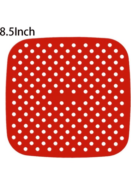 No.12 Tarzı Hava Fritözü Matı 7.5~9 Inç Hava Fritözleri Için Gıda Kalitesi Yapışmaz Silikon Fryer Sepeti Matı (Yurt Dışından)