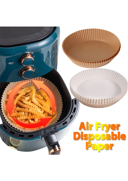 25 Adet Kahverengi 16X4.5CM Tarzı Hava Fritözü Tek Kullanımlık Kağıt Liner Yapışmaz Mat Buharlı Yuvarlak Fırın Kağıt Fırın Matları Mutfak Havafritözü Fırın Aksesuarları (Yurt Dışından) modelleri
