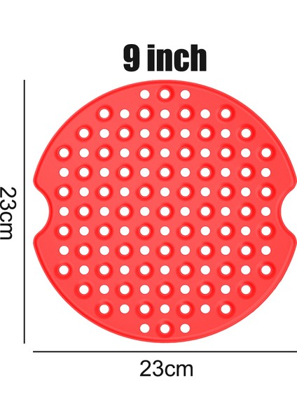 Siyah Stil Hava Fritözü Liner Yapışmaz Silikon Buhar Mat Gıda Sınıfı Yeniden Kullanılabilir Yuvarlak Kare Buhar Sepeti Ped Mutfak Aksesuarları Aracı (Yurt Dışından)
