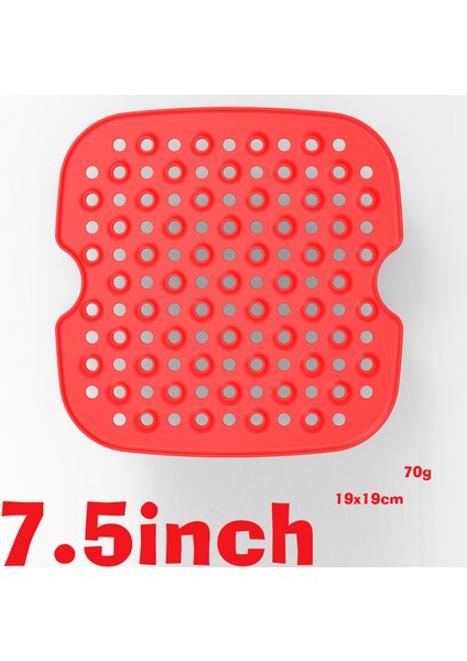 No.3 Tarzı Hava Fritözü Için Silikon Kızartma Sepeti Matı - 7.5~9 Inç Hava Fritözleri Için - Mutfak Aksesuarları (Yurt Dışından)
