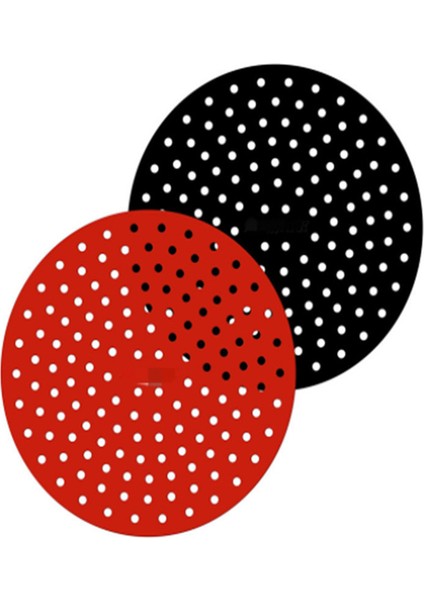 No.12 Tarzı Tekrar Kullanılabilir Hava Fritözü Liner Delikli Yapışmaz Mat Pizza Tabağı Izgara Buhar Pişirme Fırın Pişirme Yemek Beyaz Tencere Yağ Silikon Aksesuarları (Yurt Dışından) fırsatları