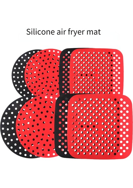 Turuncu Tarzı Silikon Mat Air Fryer Aksesuarları Yapışmaz Fırın Matı Pastacılık Araçları Yağ Matları Kek Izgara Tabakları Aksesuarlar Hava Fritözü (Yurt Dışından) fırsatları