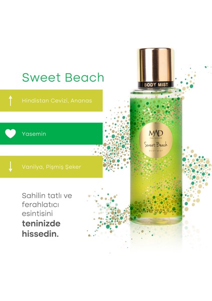 Sweet Beach 250 Ml Body Mist