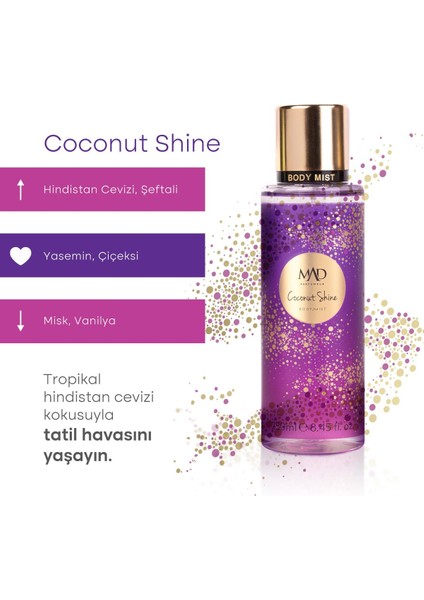 Mad Coconut Shine 250 ml Body Mist