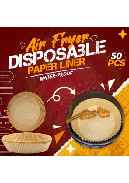 16CM Sarı 50PCS Tarzı Hava Fritözü Pişirme Için Özel Yağ Geçirmez ve Yağ Emici Kağıt Ev Barbekü Tepsisi Gıda Fırını Mutfak Tabağı Ped (Yurt Dışından) modelleri
