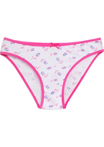 Kadın Renkli Likralı Esnek Yumuşak Dokulu 4'lüi Slip Külot indirimleri