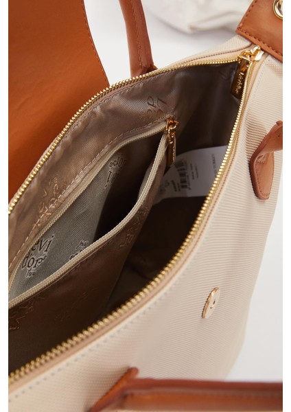 Krem Trend Askılı El Çantası fırsatları