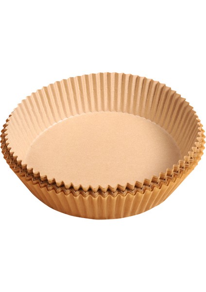 50 Adet Kahve Tarzı Hava Fritözü ve Fırın Için Gıda Sınıfı Yağ Geçirmez Silikon Fırın Kağıdı Tepsi Kağıdı (Yurt Dışından)