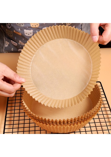 50 Adet Kahve Tarzı Hava Fritözü ve Fırın Için Gıda Sınıfı Yağ Geçirmez Silikon Fırın Kağıdı Tepsi Kağıdı (Yurt Dışından) fiyatları