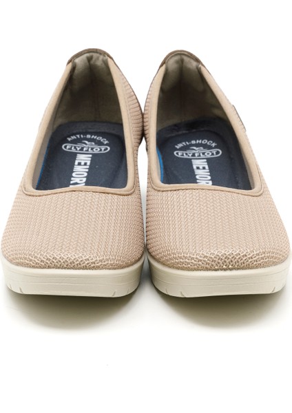 Kadın Babet 18 X15 7x Fly Flot Cloth Woman Shoe Beige modelleri