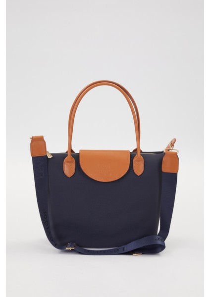 Lacivert Trend Askılı El Çantası