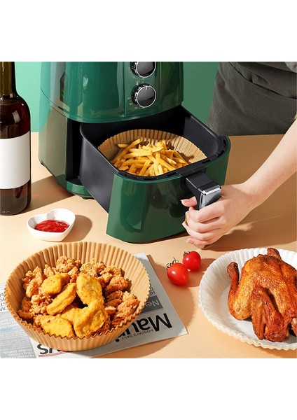 30 Adet Kahverengi 20X4.5CM Tarzı Ev Fırını Barbekü Tabağı Için Yağ Geçirmez ve Yağ Emici Kağıt Hava Fritözü Aksesuarları (Yurt Dışından) indirimleri