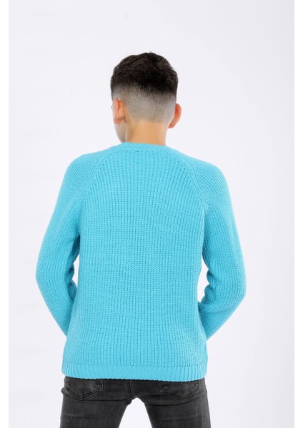 Erkek Çocuk Regular Fit Basic Triko Kazak (4-13) Yaş