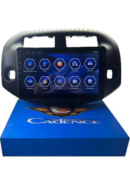Toyota Rav4 2008-2012 Cadence 6-128 (Sim Kartlı) 360 Cam Destekli Pro Oem Multimedia