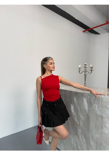 Kadın Askılı Tek Omuz Bluz fiyatları