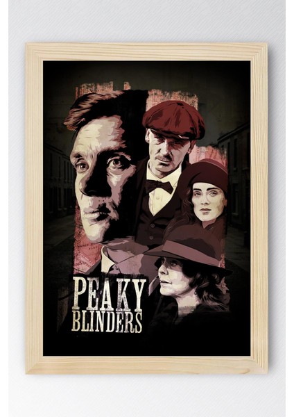 Peaky Blinders Çerçeveli Tablo - Dizi Posteri Tablo
