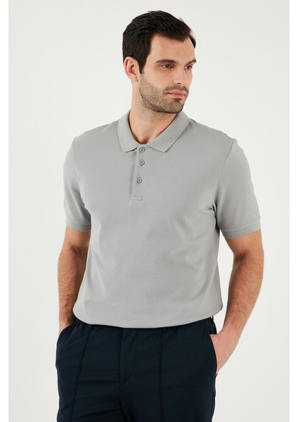 % 100 Pamuk Regular Fit Düğmeli Polo Yaka T Shirt Erkek POLO YAKA T SHİRT 5902127