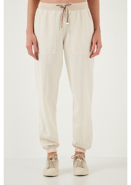 Regular Fit Yüksek Bel Jogger Spor Pantolon Bayan PANTOLON 668YP5039