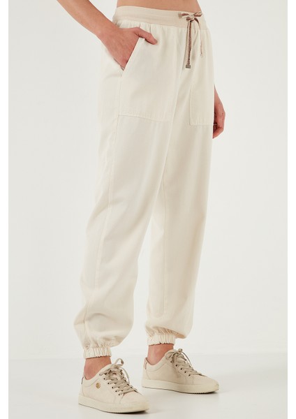 Regular Fit Yüksek Bel Jogger Spor Pantolon Bayan PANTOLON 668YP5039