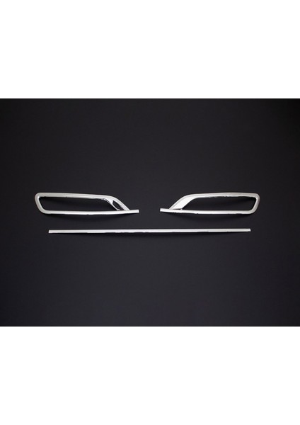 Vw Passat B8.5 2019-2024 Difüzör Krom Paslanmaz 3 Parça Difrizör