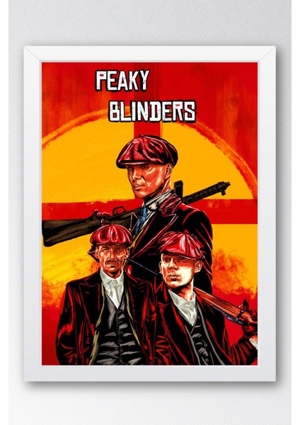 Peaky Blinders Çerçeveli Tablo - Dizi Posteri Tablo
