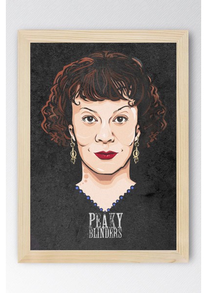 Peaky Blinders Çerçeveli Tablo - Polly Gray Dizi Posteri Tablo