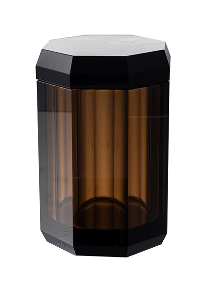 Cyrstal Bath Accessory Cotton Box Brown