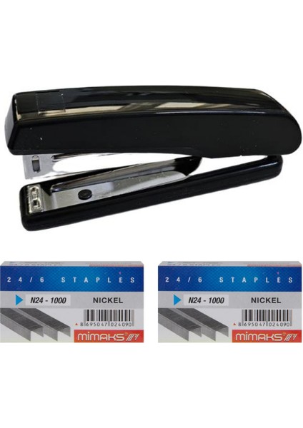 24X6 Zımba Makinası Seti 3 Lü Set 20 Sayfalık