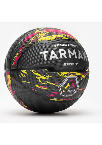 Basketbol Topu - 7 Numara - Kırmızı Sarı - R500