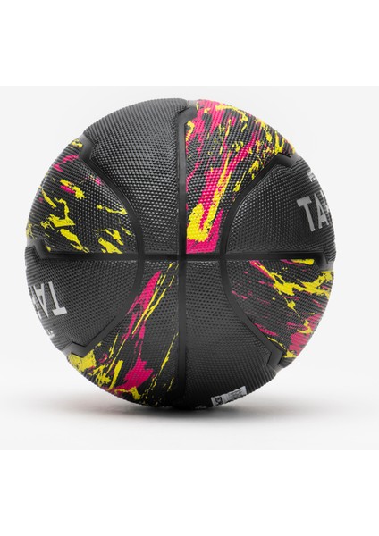 Basketbol Topu - 7 Numara - Kırmızı Sarı - R500