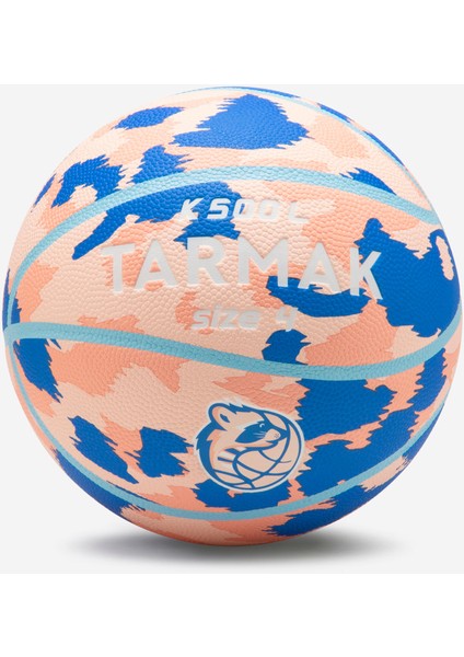 Çocuk Basketbol Topu - 4 Numara - Pembe / Mavi - K500