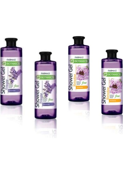 Botanics Lavanta Özlü Duş Jeli 500 ml 2 Adet Botanics Mine Çiçeği Özlü 2ADET