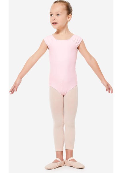 Kısa Kollu Bale Mayosu - Pembe Beden: 141-148CM 10-11YAŞ Stokta Mevcut fiyatları