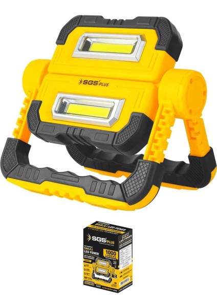 5057 Şarjlı LED Çalışma Lambası-Power Bank 1000 Lümen 3.7 Volt/ 5000 Mah