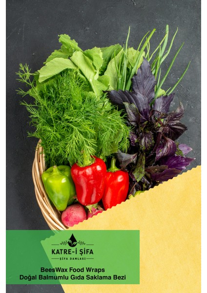 Balmumlu Doğal Gıda Saklama Bezi Başlangıç Set - Beeswax Food Wraps (Balmumu Bezi) fırsatları