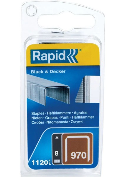 Zımba Teli 970 Serisi 8 mm Galvaniz Kaplı (1 PKT/1120 Adet) - 40109550